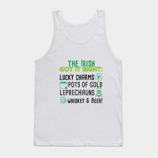 Lucky Irish Charms Tank Top